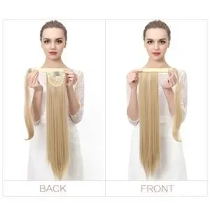 ✨24” #6 DARK BROWN STRAIGHT CLIP ON PONYTAIL.*NWT* Accessories | 24 6 Dark Brown Straight Clip On Ponytailnwt  main image 2